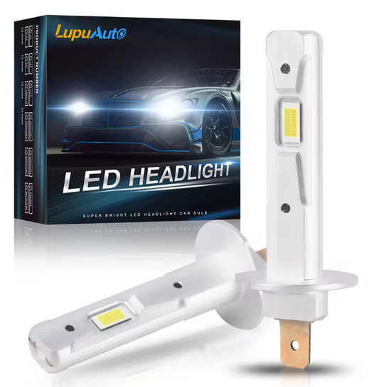 H1 LED Λάμπες Αυτοκινήτου 12000lm/6500k/60W- Υψηλή Φωτεινότητα, Μακροχρόνια Απόδοση & Εύκολη Εγκατάσταση-2τμχ