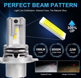 LED Λάμπα Μοτοσυκλέτας H4 -22W/1500lm/6000K - Αδιάβροχη, Υψηλή Φωτεινότητα & Μακροχρόνια Απόδοση-1τμχ