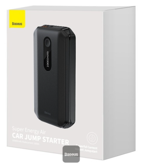 Εκκινητής Μπαταρίας Αυτοκινήτου Baseus Super Energy Air – 1000A με Powerbank &amp& Φακό