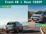 DVR Κάμερα Αυτοκινήτου 4K με CarPlay, Android Auto, GPS & WiFi – Καταγραφή & 24ωρη Παρακολούθηση