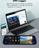 DVR Κάμερα Αυτοκινήτου 4K με CarPlay, Android Auto, GPS & WiFi – Καταγραφή & 24ωρη Παρακολούθηση