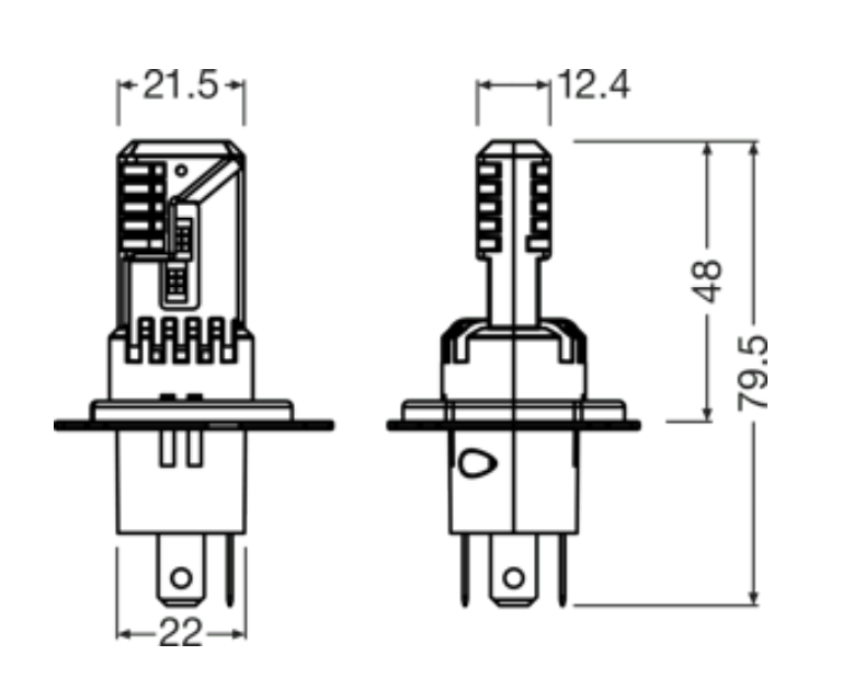 Λάμπες LED H4/H19 Osram LEDriving Gen2 6500K - Σετ 2τμχ