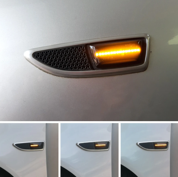 Φλας Led Dynamic για 0PEL-CHEVROLET- 2 Τμχ CRYSTAL