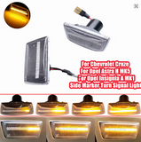 Φλας Led Dynamic για 0PEL-CHEVROLET- 2 Τμχ CRYSTAL
