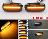 Φλας Led Dynamic για AUDI - 2 Τμχ SMOKED