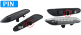 Φλας Led Dynamic για BMW- 2 Τμχ SMOKED