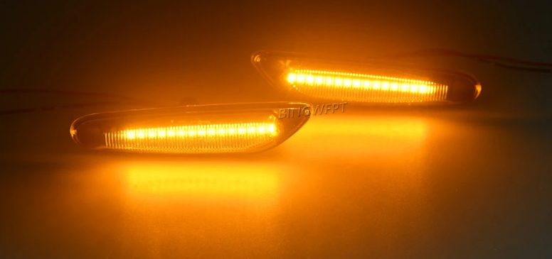 Φλας Led Dynamic για BMW- 2 Τμχ SMOKED
