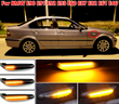Φλας Led Dynamic για BMW- 2 Τμχ SMOKED