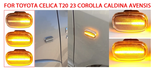 Φλας Led Dynamic για TOYOTA-LEXUS- 2 Τμχ CRYSTAL
