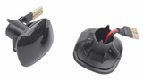 Φλας Led Dynamic για AUDI-SEAT-SKODA- 2 Τμχ SMOKED
