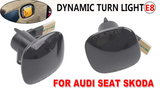 Φλας Led Dynamic για AUDI-SEAT-SKODA- 2 Τμχ SMOKED