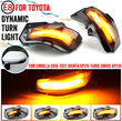 Φλας Led Dynamic για TOYOTA- 2 Τμχ SMOKED