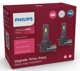 Philips Λάμπες Αυτοκινήτου Ultinon Access HIR2-9012 LED 6000K/20W=2τμχ