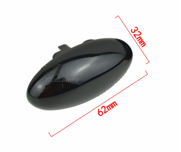 Φλας Led Dynamic για PEUGEOT/CITROEN- 2 Τμχ SMOKED