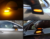 Φλας Led Dynamic για PEUGEOT/CITROEN 2 Τμχ SMOKED