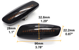 Φλας Led Dynamic για PEUGEOT/CITROEN 2 Τμχ SMOKED