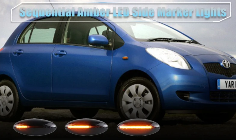 Φλας Led Dynamic για Toyota- 2 Τμχ CRYSTAL