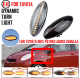 Φλας Led Dynamic για Toyota- 2 Τμχ CRYSTAL