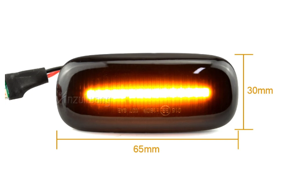 Φλας Led Dynamic για AUDI - 2 Τμχ CRYSTAL