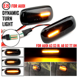 Φλας Led Dynamic για AUDI - 2 Τμχ SMOKED