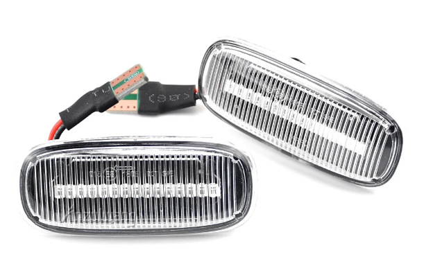 Φλας Led Dynamic για AUDI - 2 Τμχ CRYSTAL