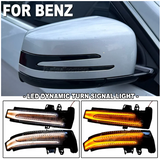 Φλας Led Dynamic για MERCEDES - 2 Τμχ SMOKED