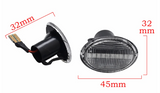 Φλας Led Dynamic για FIAT 500/FORD KA/LANCIA/ALFA ROMEO - 2 Τμχ CRYSTAL