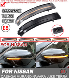 Φλας Led Dynamic για NISSAN QASHQAI/XTRAIL/NAVARA- 2 Τμχ CRYSTAL