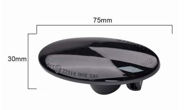 Φλας Led Dynamic για NISSAN- 2 Τμχ SMOKED