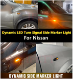 Φλας Led Dynamic για NISSAN- 2 Τμχ SMOKED