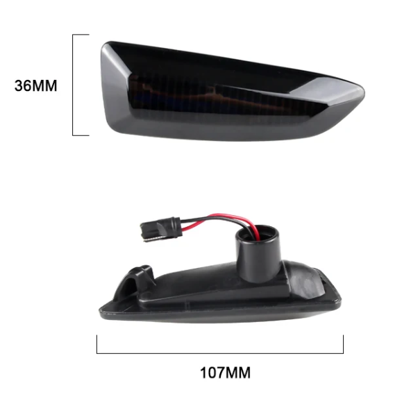 Φλας Led Dynamic για OPEL- 2 Τμχ SMOKED