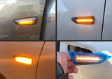 Φλας Led Dynamic για OPEL- 2 Τμχ SMOKED