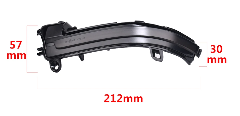 Φλας Led Dynamic για BMW 1/2/3/4- 2 Τμχ SMOKED