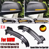 Φλας Led Dynamic για BMW 1/2/3/4- 2 Τμχ SMOKED