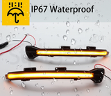Φλας Led Dynamic για VW GOLF MK7/TOURAN- 2 Τμχ SMOKED