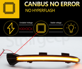 Φλας Led Dynamic για VW GOLF MK7/TOURAN- 2 Τμχ SMOKED