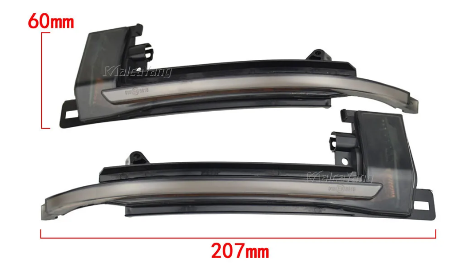 Φλας Led Dynamic για AUDI A3/A4/A5/A6/A8Q3- 2 Τμχ SMOKED