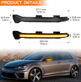 Φλας Led Dynamic για VW GOLF MK7/TOURAN- 2 Τμχ SMOKED