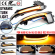 Φλας Led Dynamic για AUDI A3/A4/A5/S5- 2 Τμχ SMOKED