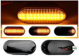 Φλας Led Dynamic για VW-FORD-SEAT-SKODA- 2 Τμχ SMOKED