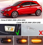 Φλας Led Dynamic για 0PEL-CHEVROLET- 2 Τμχ SMOKED