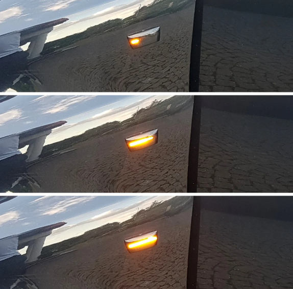 Φλας Led Dynamic για 0PEL-CHEVROLET- 2 Τμχ SMOKED
