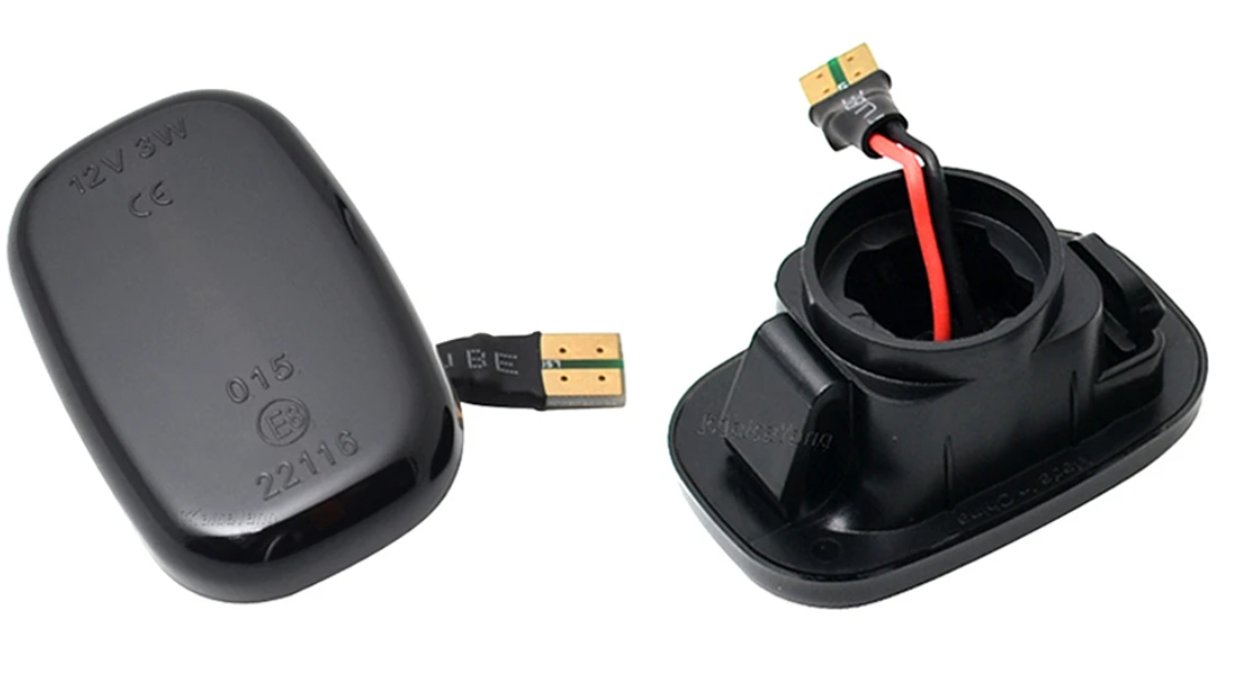 Φλας Led Dynamic για TOYOTA- 2 Τμχ SMOKED
