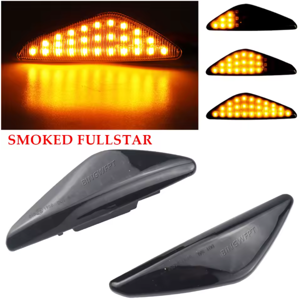 Φλας Led Dynamic για BMW X3/X5/X6- 2 Τμχ SMOKED