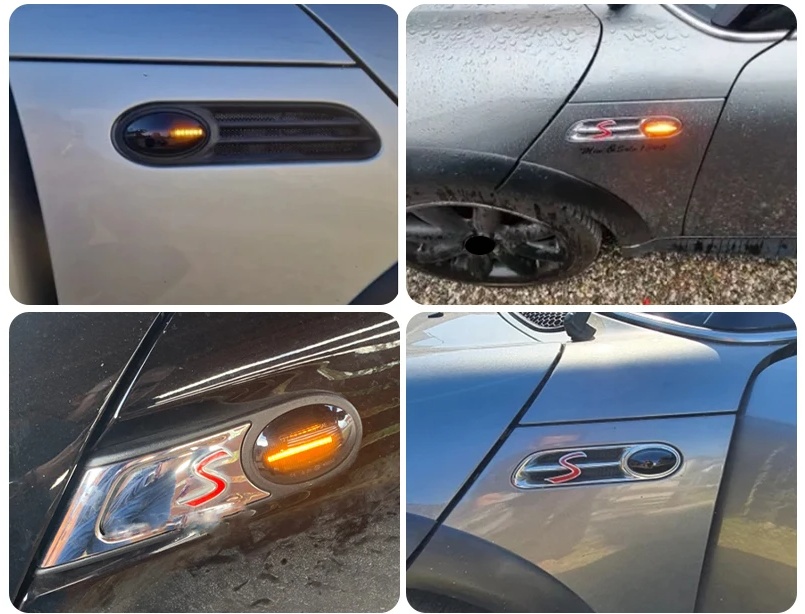 Φλας Led Dynamic για MINI R50/R52/R53- 2 Τμχ SMOKED