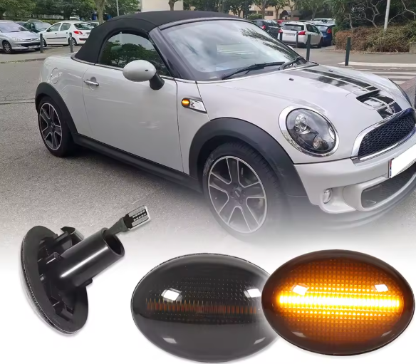 Φλας Led Dynamic για MINI R50/R52/R53- 2 Τμχ SMOKED