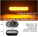 Φλας Led Dynamic για NISSAN/OPEL/RENAULT/SMART/DACIA- 2 Τμχ SMOKED
