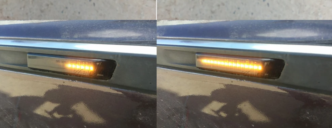 Φλας Led Dynamic για BMW E36 fl / X5 E53- 2 Τμχ SMOKED