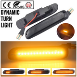 Φλας Led Dynamic για BMW E46- 2 Τμχ SMOKED