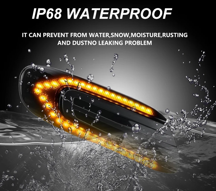 Φλας Led Dynamic για MINI COOPER F55/F56/F57- 2 Τμχ SMOKED
